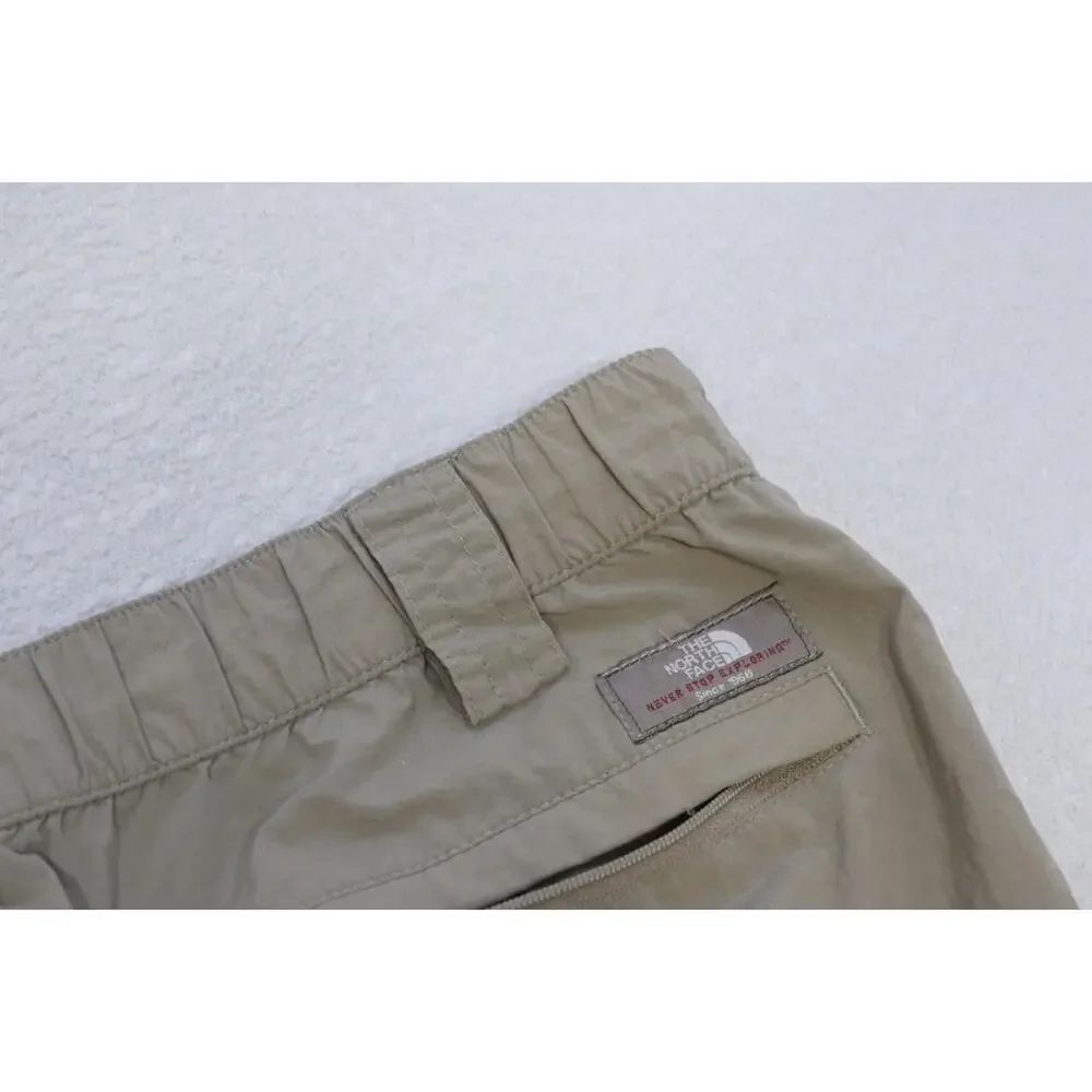 The North Face Nylon‎ Cargo Shorts Fishing Hiking Trekking Beige Mens Sz Large